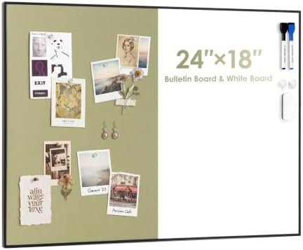 ARCOBIS Cork Board White Board Combo for Wall by ARCOBIS