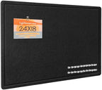 Felt Bulletin Board 24x18 inches, Decorative Pin Board for Home & Office by Lightomorrow