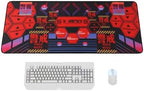 Mouse pad - Evangelion NERV-Inspired Alert UI Design, Large 35.4"x15.7" by TREASURECASE