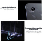 xydstay Acrylic Brochure Holder 8.5x11 Inches, Clear Display Stand, 4 Pack - Image 3