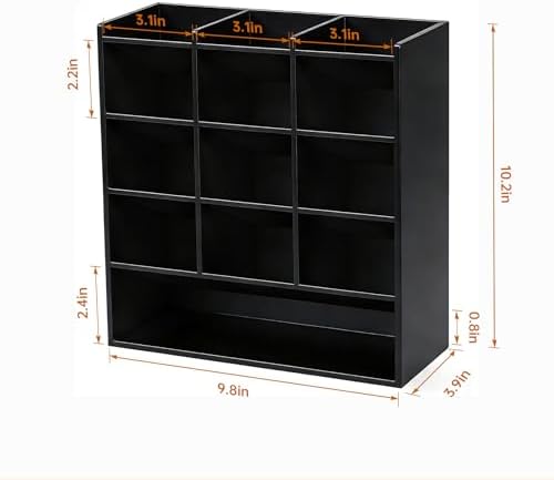 BEYGORM Acrylic Vertical Marker Organizer for 150 Markers, Desk Orgaizer - Image 7