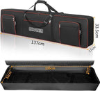AKOZLIN 88 Key Keyboard Case, Soft Padded Keyboard Gig Bag, Piano Bag - Image 2