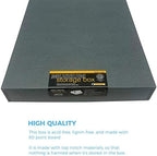 Lineco Drop Front Archival Storage Box, 16.75x20.75x3 in, Gray, 2 Pack - Image 3