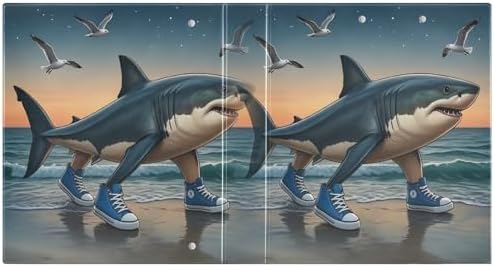 ALAZA Tralalero Tralala Meme Italian Brainrot Shark 8 3 Ring Binder 1.5 Inch Three Ring Office Binders w/clipboard & 3 Pockets, Hold 200 Sheets, 2 pcs - Image 2