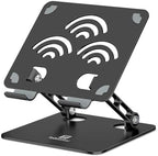 Tablet Stand for Desk, Fits All iPad up to 14", Black, Plus Size by ToBeoneer