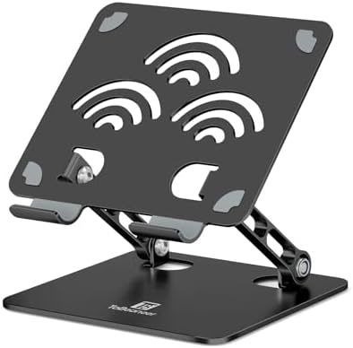 Tablet Stand for Desk, Fits All iPad up to 14", Black, Plus Size by ToBeoneer
