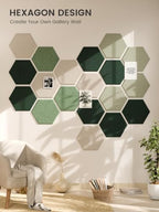 Fluxynara Extra Large 12-Pack Felt Bulletin Board Tiles, Sagewood - Image 6