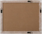 SOFE Small Linen Bulletin Board - White Wood Framed Memo Board 16 × 13 Inch - Image 3