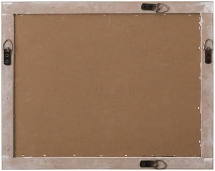 SOFE Small Linen Bulletin Board - White Wood Framed Memo Board 16 × 13 Inch - Image 3