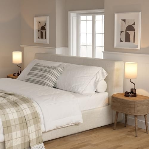 Fenmzee Bedside Lamps for Bedroom Set of 2 - Table Desk Lamp for Nightstand - Image 5