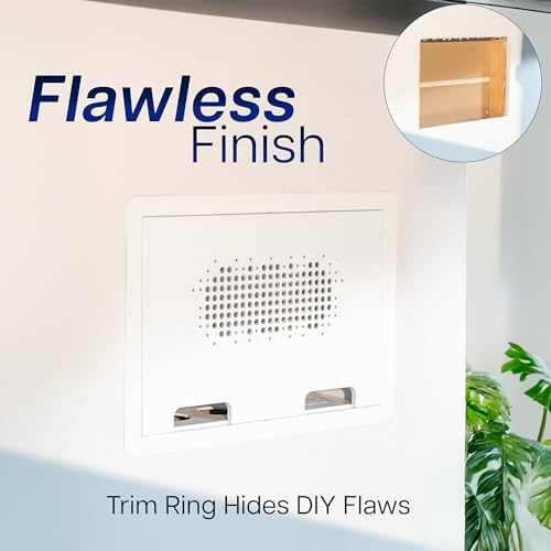 VIVO White Recessed in-Wall 9 in Media Box for Behind TV, MOUNT-CE10 - Image 4