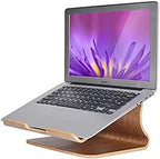 SAMDI Laptop Stand Wood, Wooden Cooling Computer Holder, Notebooks Desktop Mount for MacBook Air, Pro 13 15, iPad Pro 12.9, Dell XPS, Surface, Chromebook 11 to 17 (Walnut) by SAMDI