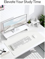 YSAGi Leather Desk Pad Protector, Office Desk Mat, Large Mouse Pad, Non-Slip PU Leather Desk Blotter, Laptop Desk Pad, Waterproof Desk Writing Pad for Office and Home (White,55" x 17.2") - Image 6