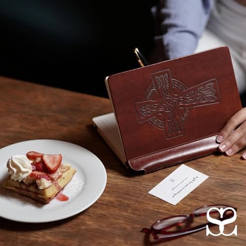 SETTINI® Vegan Leather Journal Gift Set with Pen 192 Pages, Celtic Cross - Image 2