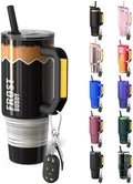 Frost Buddy Thicc Buddy 40oz Tumbler - Spill-Proof Flip Lid (Black Pencil) by FrostBuddy
