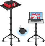 CAHAYA Projector Stand Adjustable Laptop Tripod Stand Portable with Casters by CAHAYA