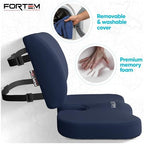 FORTEM Seat Cushion & Lumbar Support for Office Chair, Wheelchair, Car - Image 3