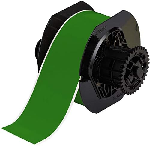 Brady B30C-2250-595-GN 100' Length x 2.250" Width, B-595 Vinyl, Green BBP31 Indoor/Outdoor Tape by BradyCorp