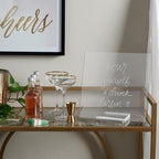 russell+hazel Acrylic Dry Erase Board with Stand, Clear - Image 5