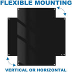TSJ OFFICE White Board for Wall - 36" x 24" Black Glass Board 3 X 2 FT - Image 4