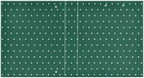Standard View 3 Ring Binder, Green White Polka Dot Durable Flexible Portable Waterproof Hardcover 1.5 Inch D Rings 500-Sheet Capacity Organizer 2PC - Image 3