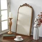 Wonderjune Linen Display Pinboard, Arch, 13" X 25", Retro Golden - Image 6