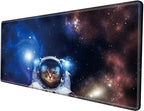 48x24 Mouse Pad Gaming Mousepad 48 Inch Desk Mat Giant Desk Pad Large Computer Mat XXXXL Space Cat Oversized Mouse Mat for Wireless Desktop Work by BBSujane