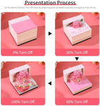 Time Piece 3D Calendar 2027, Tear Away Desk Calendar With LED Light & Tear-Off Notes, Art Sculpture Calendar Gift Idea‌ For Office & Home Decor (Magic Tree - Pink) - Image 4