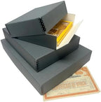 Lineco Drop Front Archival Storage Box, 16.75x20.75x3 in, Gray, 2 Pack - Image 5