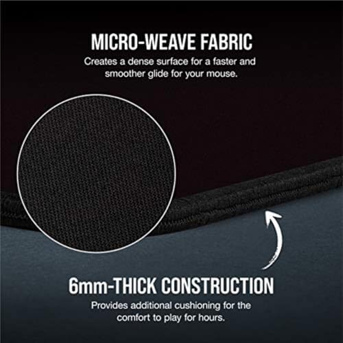 Corsair MM350 PRO Spill-Proof Cloth Gaming Mouse Pad – Extended XL – Black - Image 4