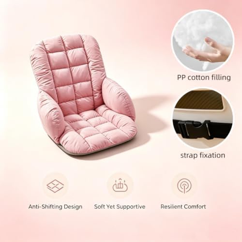 Office Chair Cushion Soft Dorm Desk Chair and Rocking Chair Cushion Non-Slip Seat Pad with Back for Kitchen Dining Chair - Image 5