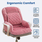 Desk Chair Cushion, Light Pink - Image 3