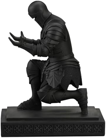 Medieval Warrior Knight Pen Holder Fun Desk Accessories Paperweight Blak - Image 4