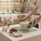 homing Faux Leather Heat Resistant Placemats 6 Packs - Image 3
