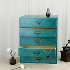 GoooodGIFT Wooden Drawers Large Wooden Box with Drawer, Blue - Image 4