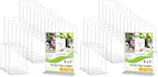 Dynta 48 Pack Acrylic Sign Holder 5x7 Inches Double Sided Picture Frame by Dynta