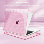 Teryeefi Pink Dots Case Cover for MacBook Air 13.6 inch M5 M4 M3 M2 (2022-2026 Release) - Image 5