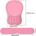 Ergonomic Keyboard Wrist Rest and Mouse Pad Wrist Support Set, Pink - Image 3