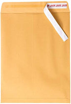 JAM PAPER 10 x 13 Open End Catalog Premium Envelopes with Peel and Seal Closure - Brown Kraft Manila - 100/Pack - Image 2