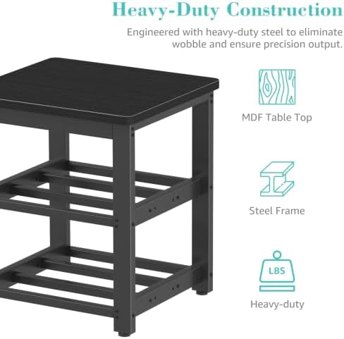 Heavy Duty 3D Printer Stand with Filament Storage 23.6"×23.6" - Image 2