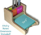 Pen and Sticky Notes Holder Plus Note Pads - Image 3