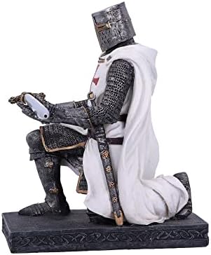 Nemesis Now Knight's Oath Pen Holder, Whilte, 16.8cm, White - Image 2