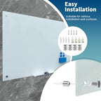 Glass Magnetic White Board, 36"x24" Dry Erase Board for Wall, Bulletin Whiteboard for School Classroom Office Homeschool - Image 4