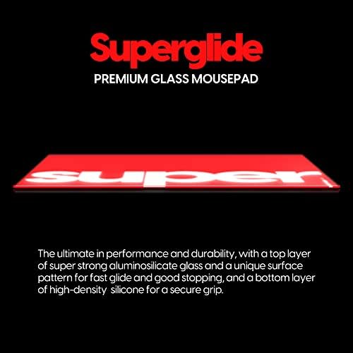 Pulsar Gaming Gears Superglide Pad v1 Glass Mouse Pad, L, Red - Image 2