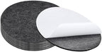 PATIKIL 12" Diameter Felt Furniture Pads, 8 Pack 1/5" Thick Lamp Base Felt Round Soft Adhesive Non-Slip Anti-Scratch Backed Felt Floor Protector for Lamp Furniture DIY Craft, Dark Grey by PATIKIL