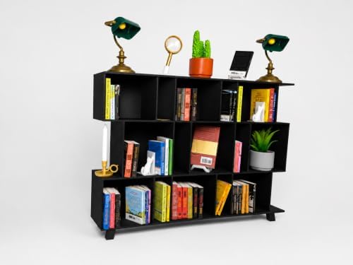 Mini Bookshelf Display Compatible with ZURU Mini Brands Book - Black by US3DPrint