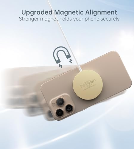 Magnetic Wireless Charger for iPhone 17-12 Series + Aluminum Charger Stand - Image 3