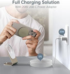 Magnetic Wireless Charger for iPhone 17-12 Series + Aluminum Charger Stand - Image 4