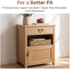 StorageWorks Large Bathroom Baskets, Wicker Storage Baskets for Shelves - Image 5
