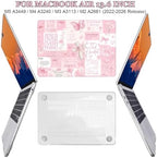 Pink Aesthetic Case for 2022-2026 MacBook Air 13.6 Inch M5/M4/M3/M2 - Image 3